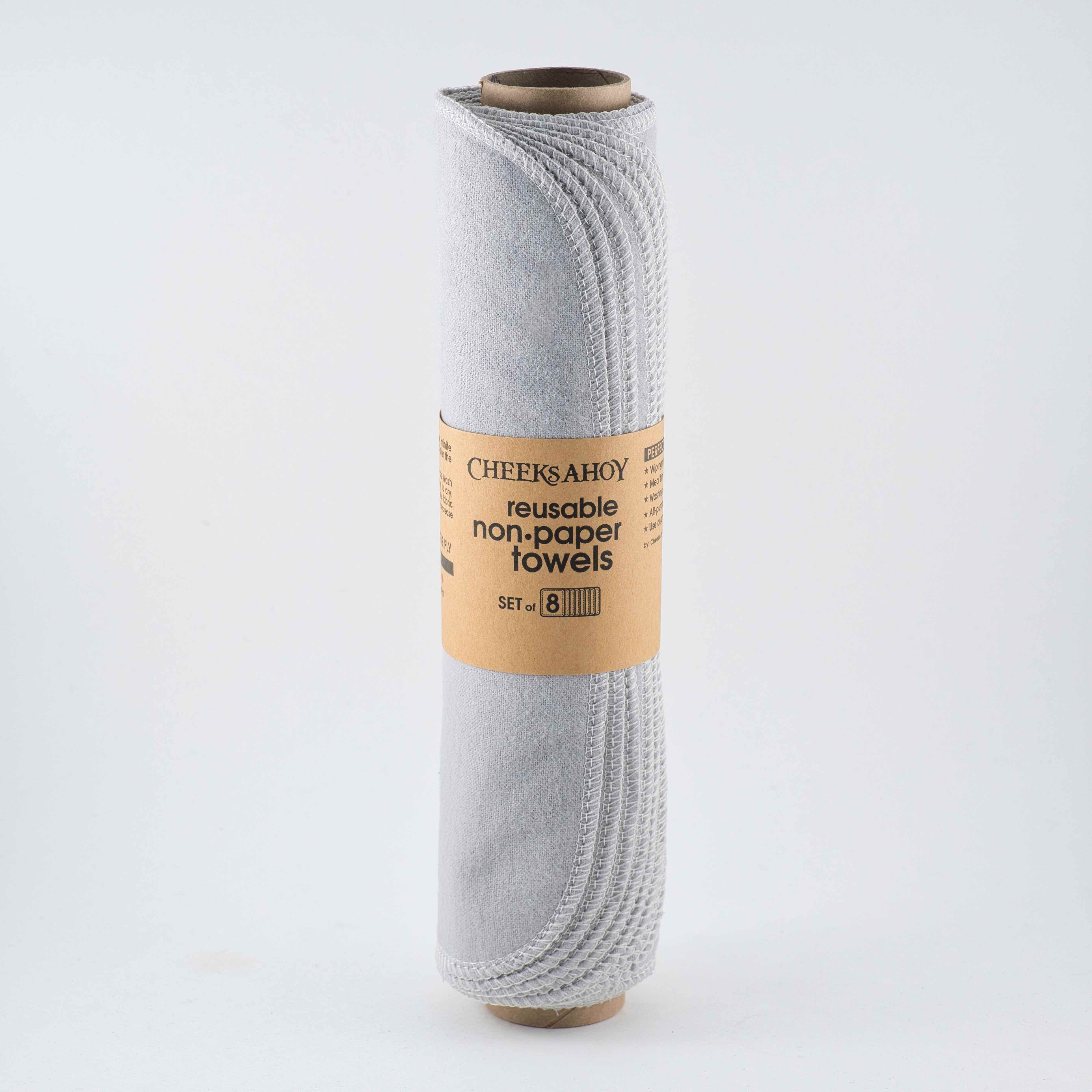 Pre-Rolled Reusable Non•Paper Towels – Cheeks Ahoy