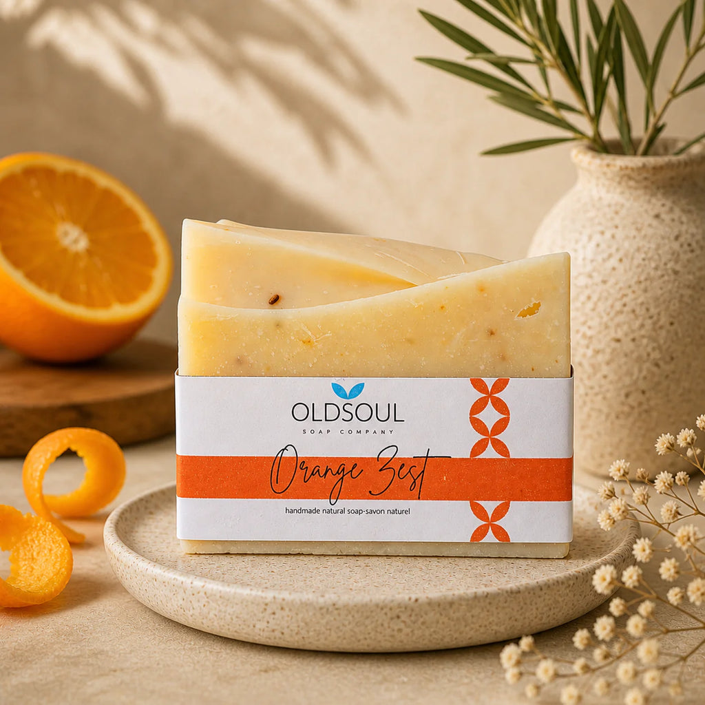 Orange Zest Soap Bar - Old Soul Soap Company – Cheeks Ahoy
