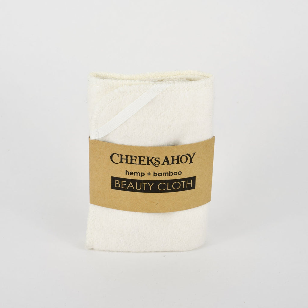 Hemp + Bamboo Beauty Cloth-Ivory-Cheeks Ahoy