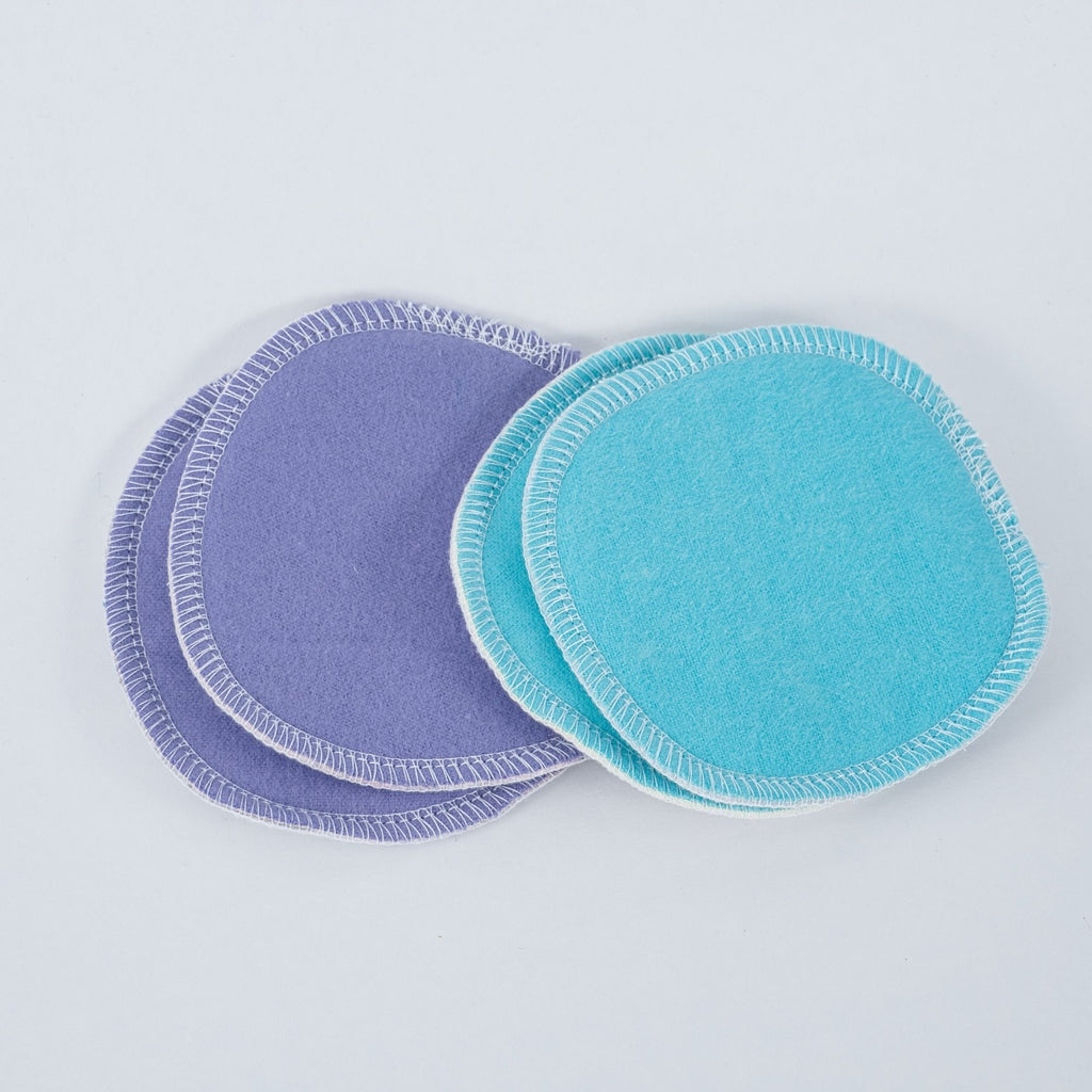 Cotton Nursing Pads (2 pairs)-White-Cheeks Ahoy