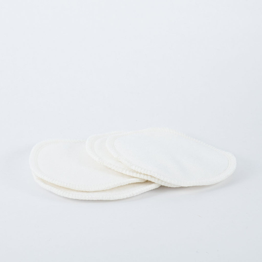 Bamboo Nursing Pads (2 pairs)-White-Cheeks Ahoy