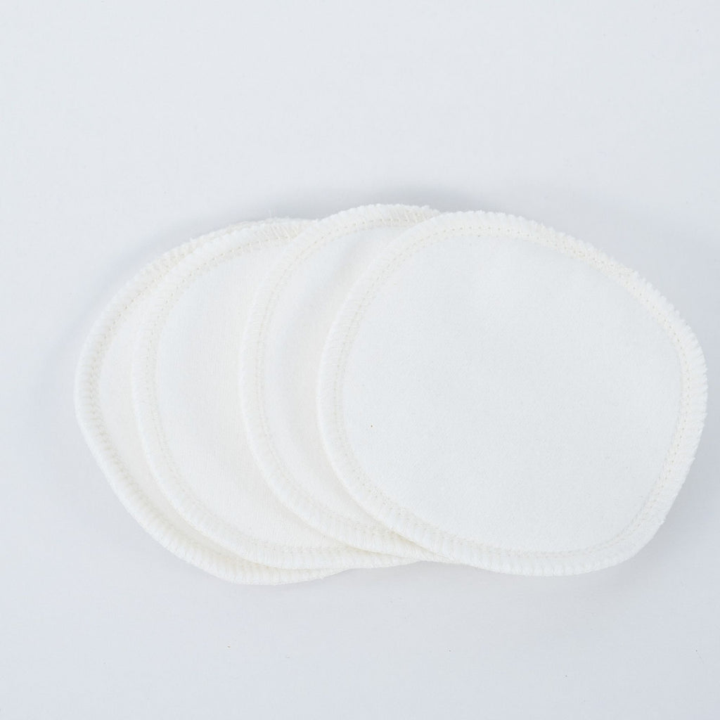 Cotton Nursing Pads (2 pairs)-White-Cheeks Ahoy